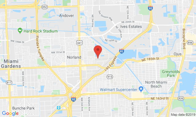 Map of Service Partners Branch at 300 NE 187th Street, Miami, FL 33162