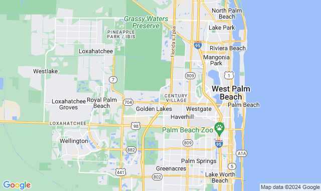 Map of Service Partners Branch at 2213 Vista Parkway, Ste10, West Palm Beach, FL 33411