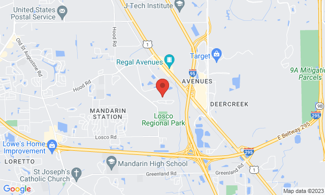 Map of Service Partners Branch at 5808 Mining Terrace, Jacksonville, FL 32256