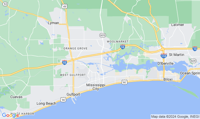Map of Service Partners Branch at 11975 Seaway Road Suite A150, Gulfport, MS 39503