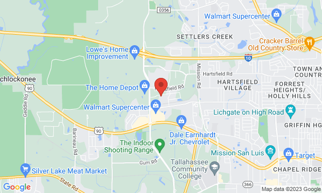 Map of Service Partners Branch at 3747 Peddie Drive, Tallahassee, FL 32303