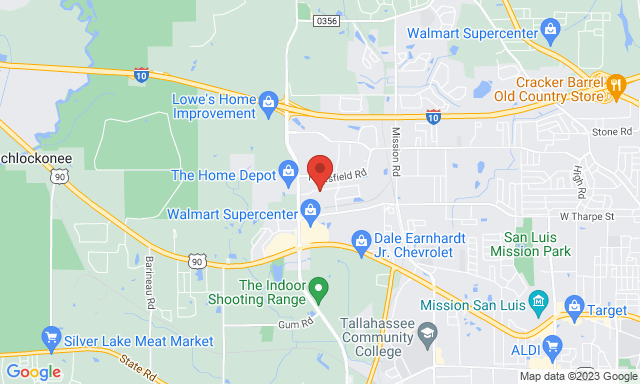 Map of Service Partners Branch at 3747 Peddie Drive, Tallahassee, FL 32303