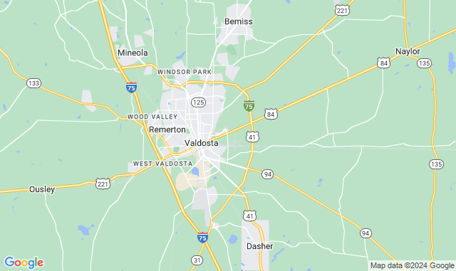 Map of Service Partners Branch at 1647 Clay Road, Valdosta, GA 31601
