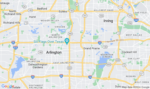 Map of Service Partners Branch at 841 Great Southwest Parkway, Arlington, TX 76011