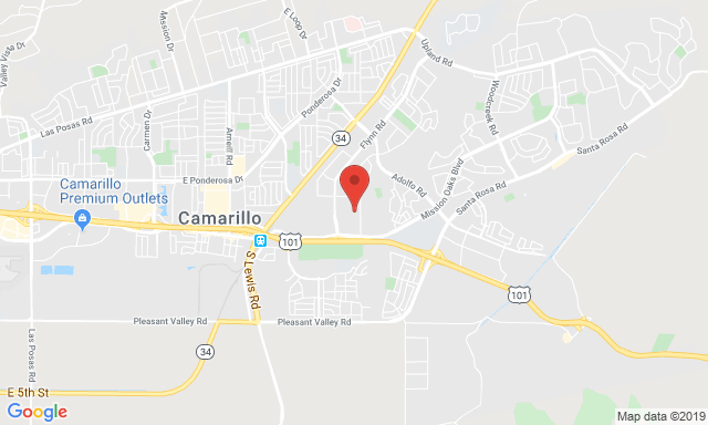 Map of Service Partners Branch at 300 Camarillo Ranch Rd Unit D, Camarillo, CA 93012