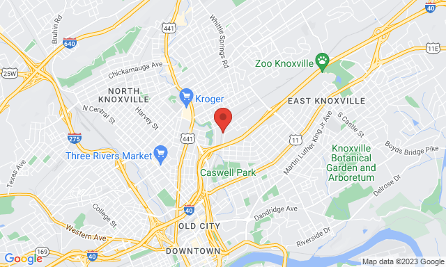 Map of Service Partners Branch at 1301 Mitchell Street, Knoxville, TN 37917