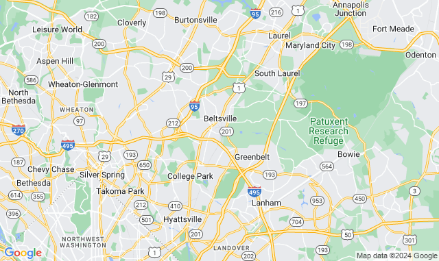 Map of Service Partners Branch at 10754 Tucker Street, Beltsville, MD 20705