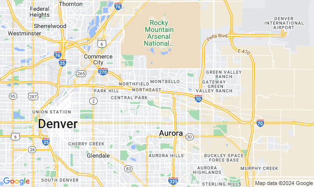 Map of Service Partners Branch at 3950 Nome St., Unit H, Denver, CO 80239