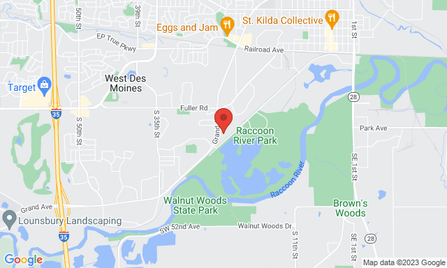 Map of Service Partners Branch at 2420 Grand Avenue, West Des Moines, IA 50265
