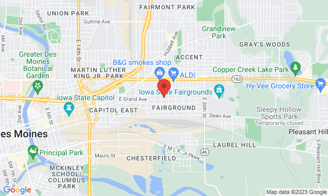 Map of Service Partners Branch at 2420 Grand Avenue, West Des Moines, IA 50265