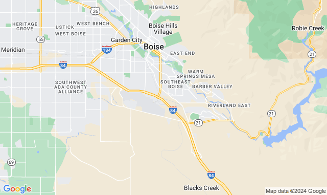 Map of Service Partners Branch at 641 W. McGregor Court Suite 100, Boise, ID 83705