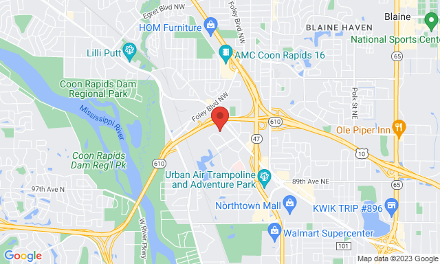 Map of Service Partners Branch at 9365 Holly St NW, Coon Rapids, MN 55433
