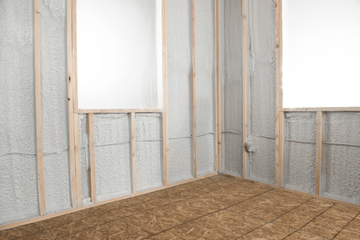Johns Manville Corbond III Sprayfoam Installation
