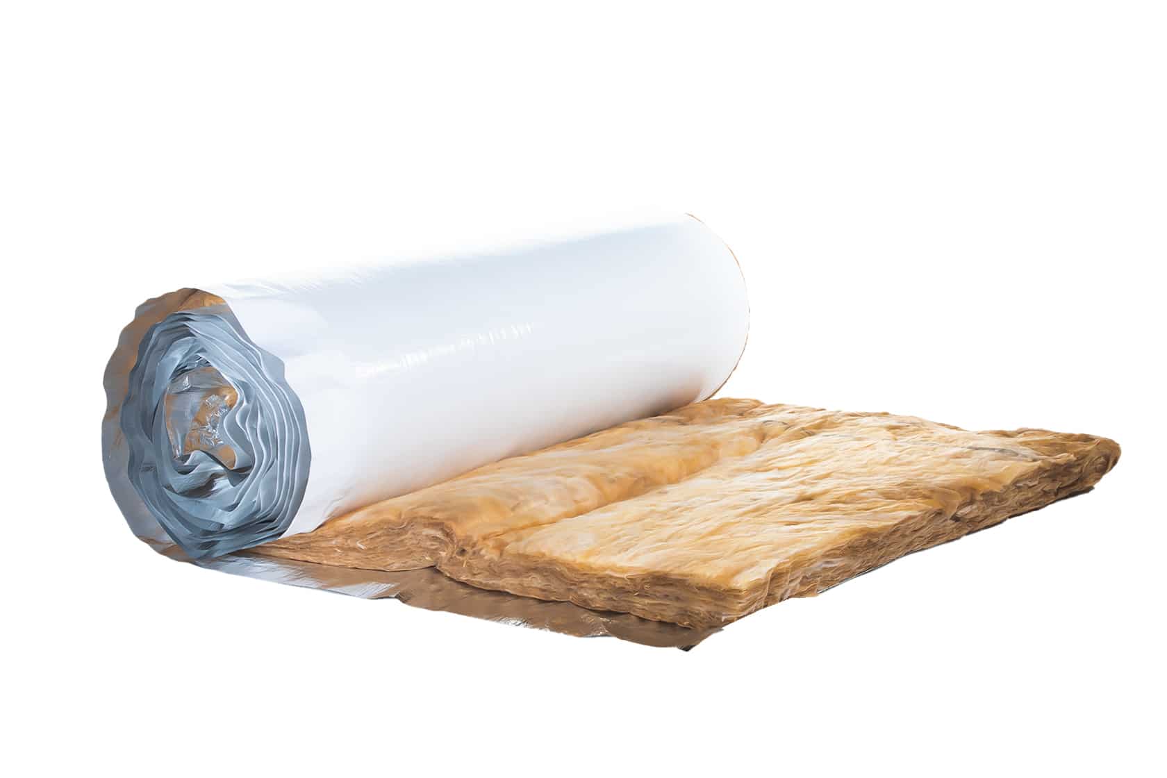 MBI Insulation Roll with Plastic - Fiberglass Blanket Insulation