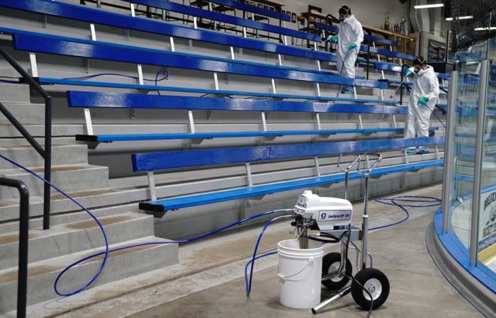 Graco SaniSpray HP 130 2-Gun Cart Airless Sprayer